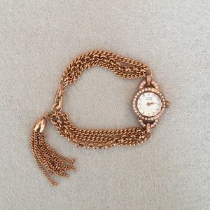 StoneHenge rose gold watch